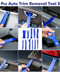352-Piece Auto Trim Removal Tool Kit For Cars Trucks And More With Pry Tools Door Panel Clips Remover shown in use