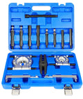 Bearing Puller Set, 5 Ton Capacity Bearing Separator Kit with 2" and 3" Jaws, shown in blue case.