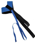 Adjustable Anti Static Ankle Strap Grounder ESD Blue And Black for electronics techs, lab pros, and cleanrooms, visible unwrapped strap