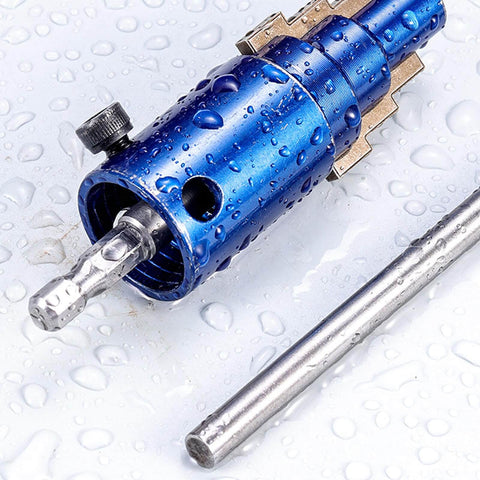 Bolt Extraction Drill Attachment Be The Go To Tool For Quick Emergency Repairs With 3 Size Adaptability, wet close-up view