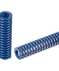 Blue 18mm Outer Diameter Compression Die Spring Two Pack, 70mm Free Length, 42mm Compressed Length, 65Mn Alloy Steel, 422N Load Capacity