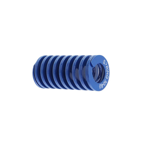 Blue Light Load Compression Springs Set Of 6 For 3D Printer Mold Die Applications, 30mm Outer Diameter, 60mm Free Length, Inner Diameter 16mm
