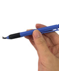 Precise Deburring Tool Pen Style for Efficient Burr Removal and Surface Smoothing in Metal and Other Materials shown in hand