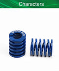 Heavy Duty 3D Printer Die Spring with 20mm Outer Diameter and 10mm Inner Diameter 25mm Long Free Length Light Load Spiral Compression Mold Die Spring for Mechanical Equipment and 3D Printer Accessories Blue Tone Two Pack
