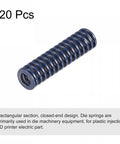 Die Springs Pack Of 20 For 3D Printer And Electric Parts 8mm Outer Diameter 30mm Long Blue Dope Light Load Spiral Mould