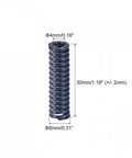 Die Springs Pack Of 20 For 3D Printer And Electric Parts 8mm Outer Diameter 30mm Long Blue Dope Light Load Spiral Mould Die Springs