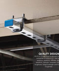 End cap for 1-5/8 inch 14 gauge metal strut channels fits standard B-Series, delivering a clean professional finish in blue PVC