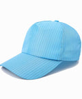 Blue ESD Anti Static Sun Cap with Hard Brim for Cleanrooms and Industrial Work, conductive fabric neutralizes static, ISO Class 5 compliant