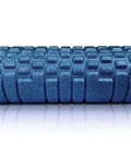 High Density Foam Roller Massager With 3D Textured Rollers for Deep Tissue Back and Leg Muscle Massage in blue