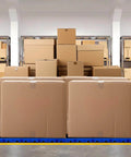 Blue 2 Pack Plastic Pallets With Breathable Grid Ventilation For Easy Storage In Supermarkets, Warehouses, Garages, And Basements