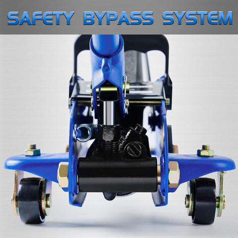 Hydraulic Floor Jack 1.5 Ton Portable Car Lift With 4.9 To 11.8 Inch Lift Range Blue Durable Steel Construction Safe Overload Valve Easy To Use For Most Cars Budget Friendly