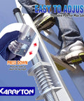 Sturdy Blue Ladder Levelers For Type II, I And IA Extension Ladders Up To 32 Feet With Anti Slip Threaded And Adjustable Legs