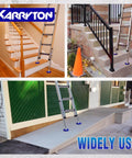 Sturdy Blue Ladder Levelers For Type II, I And IA Extension Ladders Up To 32 Feet With Anti Slip Threaded And Adjustable Legs For Stairs