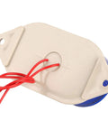 Back view of Blue LED Industrial Signal Light For 12V DC Systems N 3051 with durable plastic housing and red wires