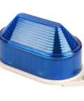 Blue LED Industrial Signal Light For 12V DC Systems N 3051 Flashing Warning Lamp For Machinery Panels Or Rigs Durable Plastic Housing