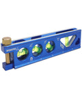 Magnetic Torpedo Level Six And A Half Inch With Verti Site View For Readability Front Back Or Top Four Vials At 0 Degree 90 Degree 45 Degree And 30 Degree Aluminum Anodized Construction For Durability Thumb Screw Mount For Quick Conduit Attachment
