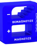 Magnetizer Demagnetizer For Screwdriver Tips And Small Tools Instantly Magnetize Or Demagnetize Steel Tools Turn Any Blade Into A Magnetic Screw And Nut Retriever No Batteries Or Electricity Required Blue Delcast MBX