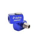High Flow 3-Way Air Swivel delivers smooth unrestricted air delivery for heavy-use shop setups with 360 degree motion, RPM gains