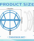 Two Pack Metal Suet Ball Holders For Bird Buddy Smart Feeders With Blue Plate Oil Ball Holder And 5 Mm Mounting Screws size chart