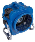 Portable 1/5 HP, 870 CFM Mini Axial Air Mover Fan with Wall Mount Option for Water Damage, Drying and Ventilation, Blue, MA-870, Small