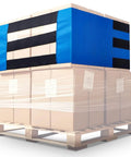 Adjustable Cargo Pallet Straps Bundle For Shipping And Storage Reusable Pallet Wrap Ties 19.3 Inch Wide By 15 Foot Long Bright Blue