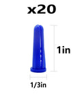 Complete 274 Pcs Drywall Anchors And Screws Kit For Brick And Concrete Walls Includes Plastic Anchors And Zinc Screws, 1-inch