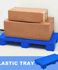 Lightweight Outdoor Plastic Pallet For Basement Storage And Floor Display Waterproof Wear Resistant Non Slip Pallet 31.5 By 15.8 By 4.7 Inches Kritkin