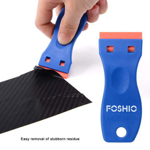 Plastic Razor Blade Scraper Set With 2 Scrapers And 100 Double Edged Blades For Gasket Removal Labels Decals And Adhesive Removal