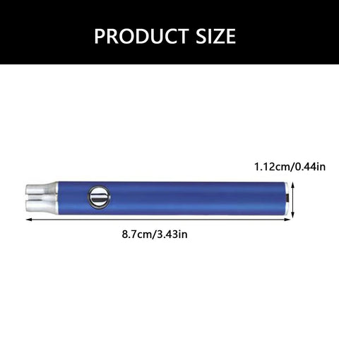 Product dimensions of Portable Soldering Iron Battery Rod With 350mAh Capacity And Three Adjustable Voltage Settings XISAOK.