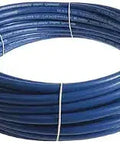 Spiral Reinforced PVC Air Hose 300 PSI with Brass and Steel Fittings Heavy Duty Pneumatic Compressor Hose for Garage and Workshop coiled blue