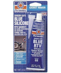 Front view of Sensor Safe Blue RTV Silicone Gasket Maker 3 Oz Tube Non Sag Paste With Strong Adhesion And Flex Formed In Place Sealant