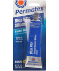 Sensor Safe Blue RTV Silicone Gasket Maker For Formed In Place Gaskets Universal Fit No Fuss It Keeps Gaskets From Cracking Shrinking Or Migrating Coats Pre Cut Gaskets Without Fouling Oxygen Sensors 3 Oz Tube in packaging