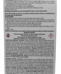 Back view of Ultra Blue Multipurpose RTV Silicone Gasket Maker, 3.35 oz Tube, with instructions and safety warnings visible.