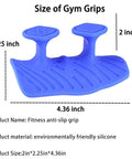 Upgraded Weight Lifting Grips For Men And Women Extra Large Thick Non Slip Gym Gloves ergonomic silicone gym grip in blue