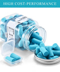 Reusable Soft Foam Ear Plugs With Up To 35 DB SNR Noise Reduction For Sleeping Concerts And Loud Environments in jar and case