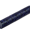 High Density EPP Round Foam Roller For Back Relief, Yoga And Pilates Training, Firm Deep Tissue Massage Tool, Blue Speckled 36 Inch