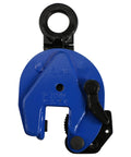 Heavy Duty Vertical Plate Clamp For Lifting And Transporting Up To 2200Lbs With 0.8 Inch Jaw Opening, blue safety-coated steel