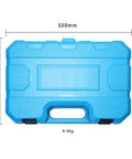 Blue case of Pro Grade Output Shaft Removal And Install Kit With Five Hole Wheel Hub Puller For BMW And Land Rover