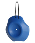 Visible Blue Trailer Wheel Dock Chock Stabilizer For Tongue Jacks with rope handle, supports up to 4400 lbs.