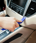 Using Blue 13 Piece Auto Trim Removal Tool Kit With Car Door Panel Removal Tools on car dashboard for trim removal
