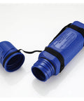Blue 14 Inch Welding Rod Storage Tube Holder Canister For SMAW Electrodes, 10 Lb Capacity, 1 Pack With Strap, open cap view
