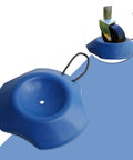 Visible Blue Trailer Wheel Dock Chock Stabilizer For Tongue Jacks, Prevents Sinking On Sand Mud Grass Dirt Gravel, Supports Up To 4400 Lbs