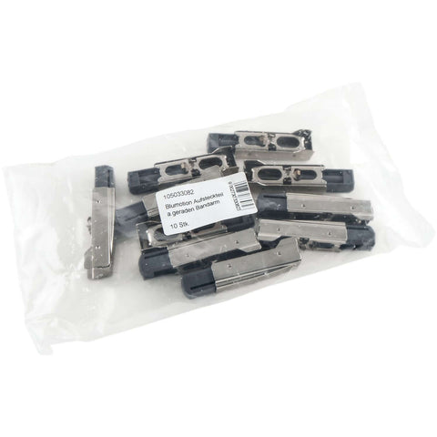 Blum Blumotion Soft Close Dampers for Kitchen Cabinet Doors T Bar Corner Straps Retrofitting Kit Pack of 10 in clear packaging