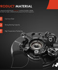 Rear Right Steering Knuckle And Wheel Bearing Hub Assembly For BMW 3 Series 2006 To 2013 Fits 325xi 330i 330xi 328i 335i 335is XDrive