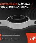 Beefed Up Drive Shaft Center Support Bearing For BMW 135i 2008 2013 335i 2007 2012 335is 2011 2012 335xi 2007 2008 M6 2012 4.4L 3.0L Replacement Carrier Bearing made of natural rubber.