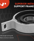 Side view of Beefed Up Drive Shaft Center Support Bearing For BMW 135i 2008 2013 335i 2007 2012 335is 2011 2012 335xi 2007 2008 M6 2012 4.4L 3.0L Replacement Carrier Bearing, metal frame visible