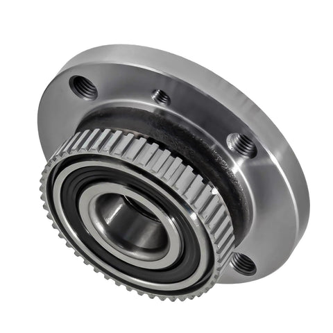 2 Front Wheel Bearing And Hub Assembly With ABS Sensor For BMW E30 1984 Through 1991 318i 318is 325e 325i 325is Front Pair 4 Lug Tone Ring ABS Compatible