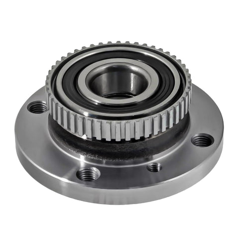2 Front Wheel Bearing And Hub Assembly With ABS Sensor For BMW E30 1984 Through 1991 318i 318is 325e 325i 325is Front Pair 4 Lug Tone Ring ABS Compatible
