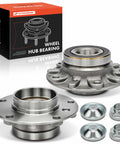 Two Pack Front Wheel Bearing And Hub Assembly For BMW E38 740i 1995 1997 2001, 740iL 1995 2001, And 750iL 1995 2001 with nuts