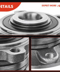 Close-up views of Front Wheel Bearing And Hub Assembly Pair for BMW 525i 530i 540i Z8 1997 to 2003 Replacement with Beefy Ball Bearing